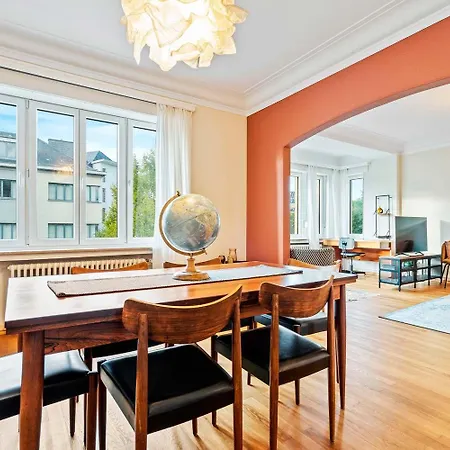 Cozy 1br With Balcony And Workspace In Hollerich Apartmán Lucembursko